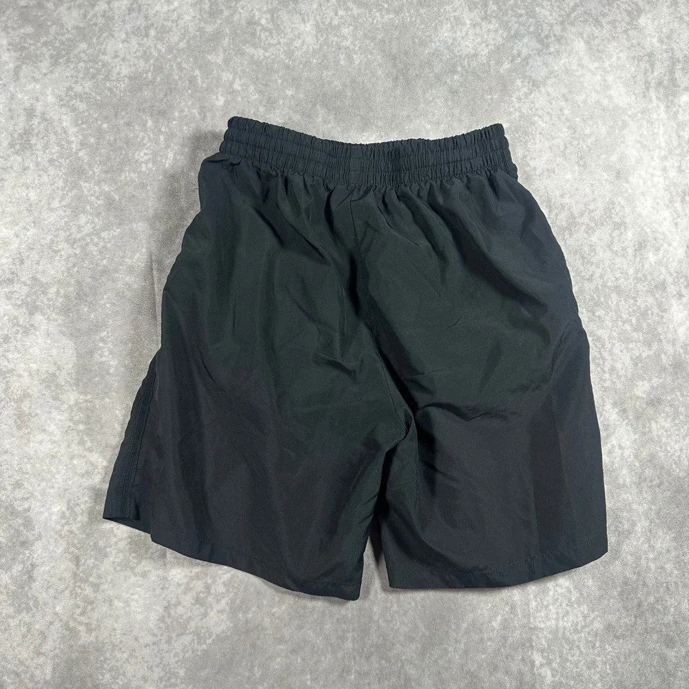 Nike Girls Dri-FIT Black Athletic Shorts Kids Large L Elastic Waist Running Gym